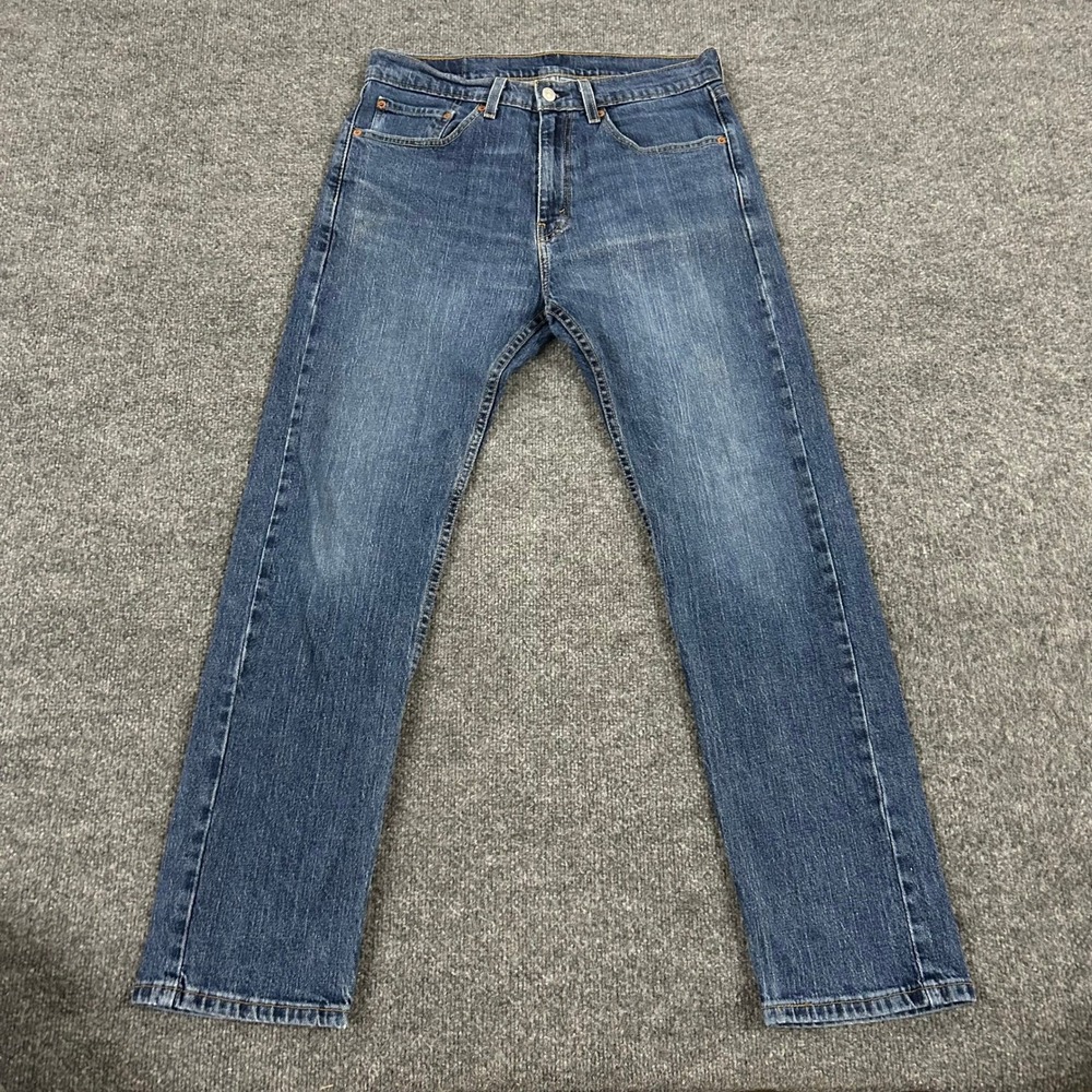 Levi's Jeans Mens Size 32x30 Blue 505 Regular Fit Straight Leg Denim Pants